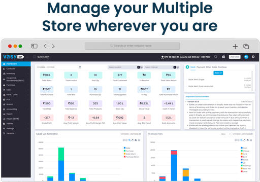 multi branch Hardware store software