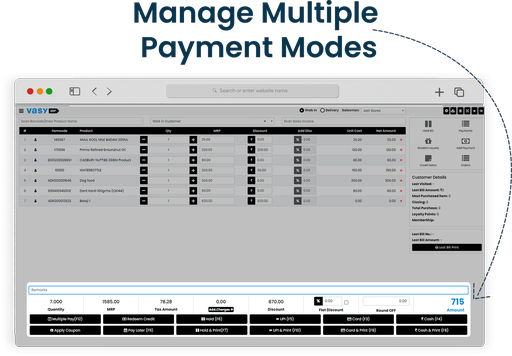 Hardware store billing software