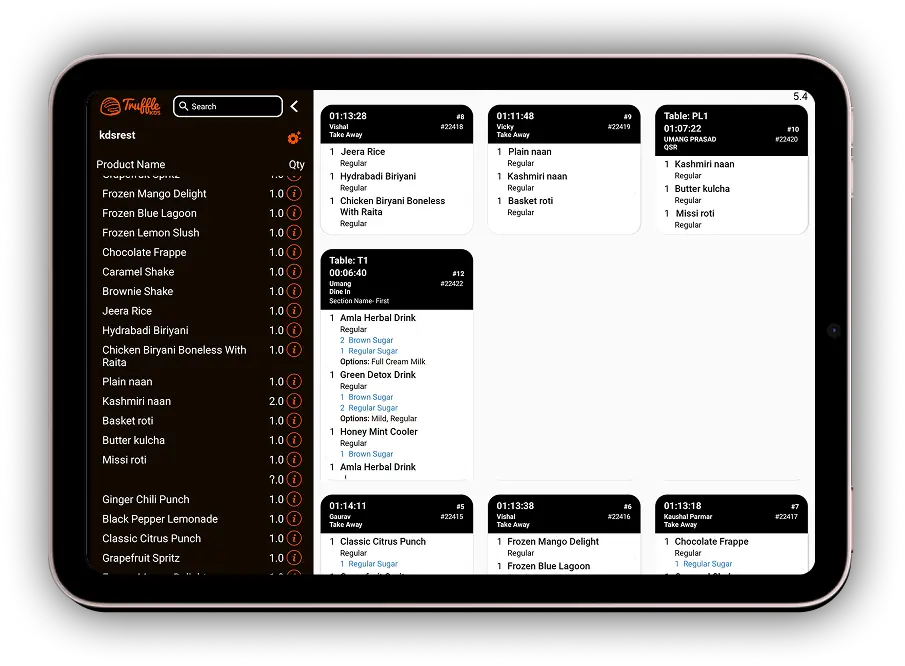 Kitchen Display System Analytics
