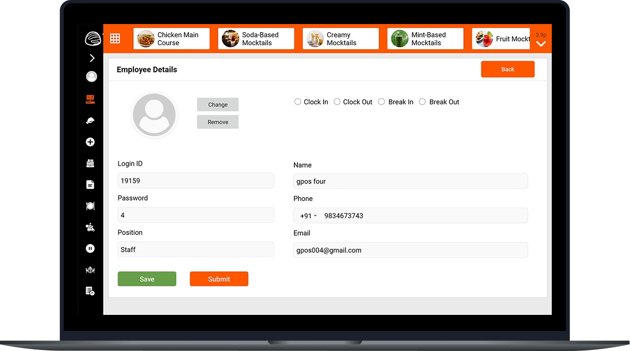 Restaurant POS Sales Dashboard