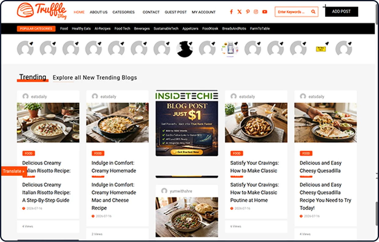 Truffle Blog
