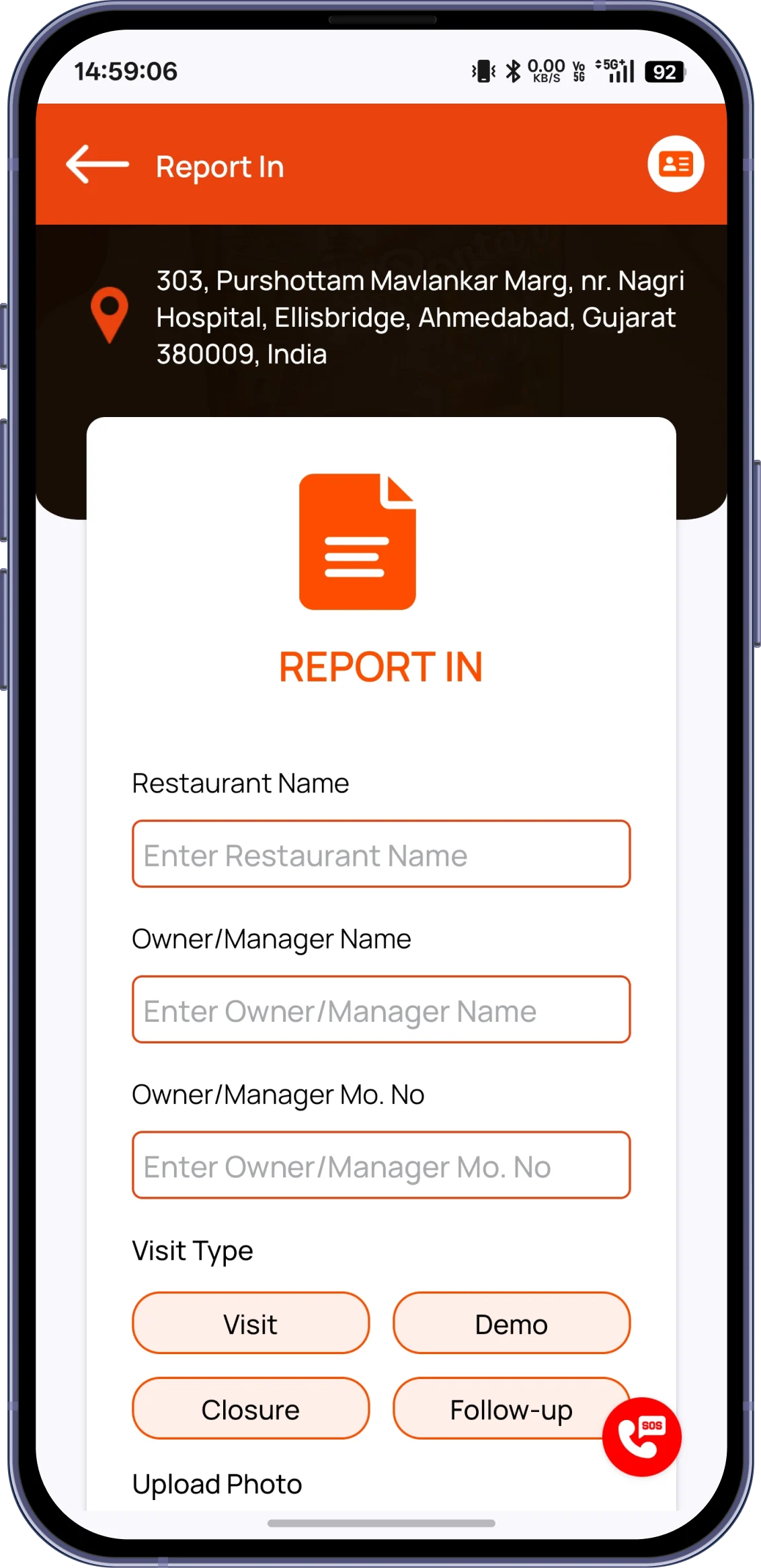Web Restaurant POS Dashboard