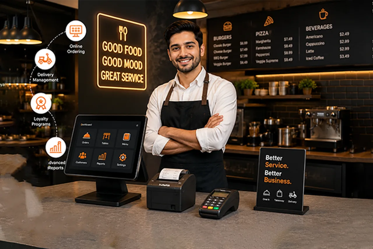 Premium restaurant POS software features