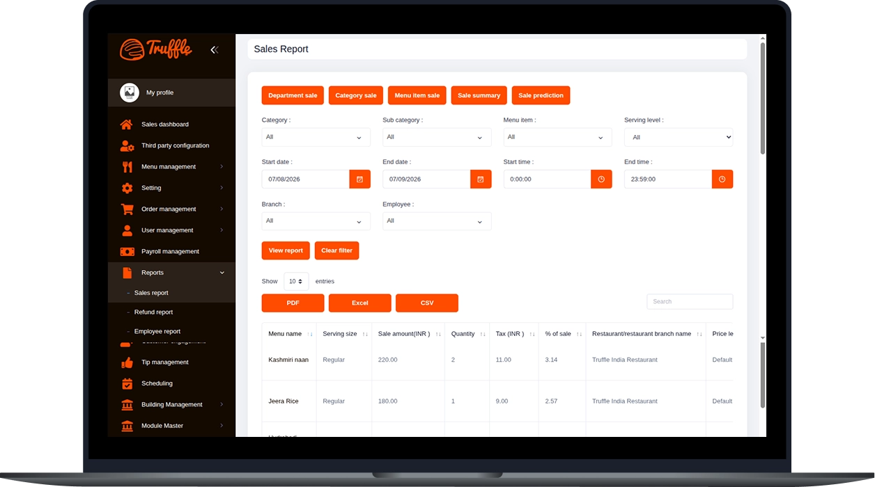 Payment Report