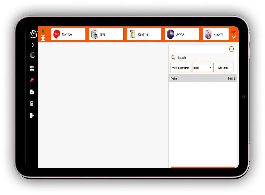 Restaurant Web POS Reports Dashboard