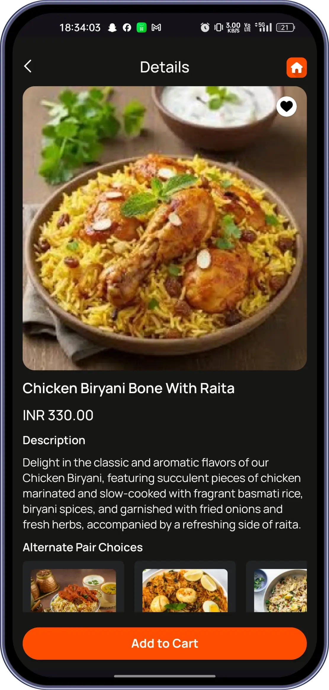 Restaurant Menu Management App