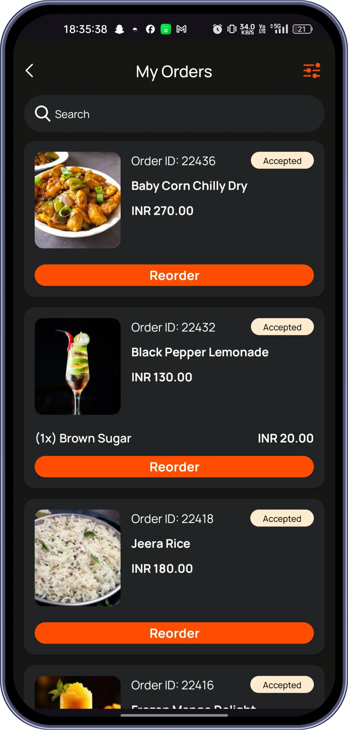 Restaurant Mobile POS Reports