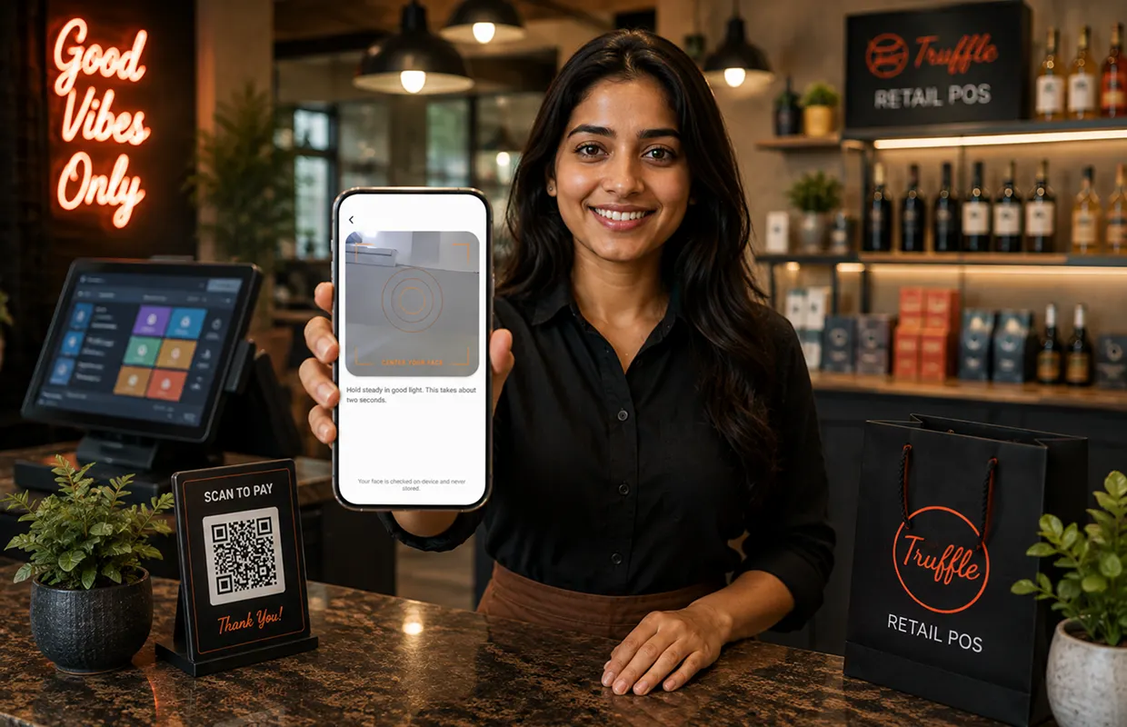 Restaurant captain taking customer order