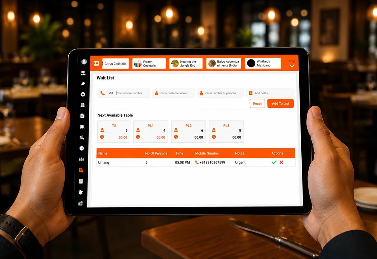 Waitlist management dashboard